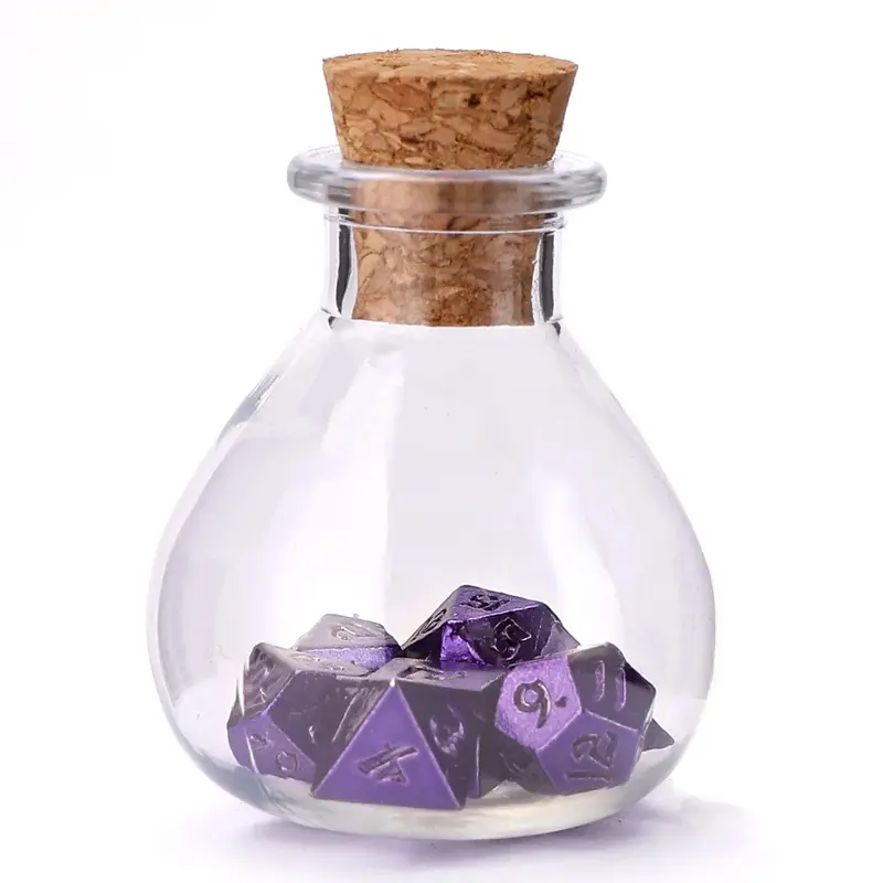 Unseelie Mini RPG Dice set - Purple