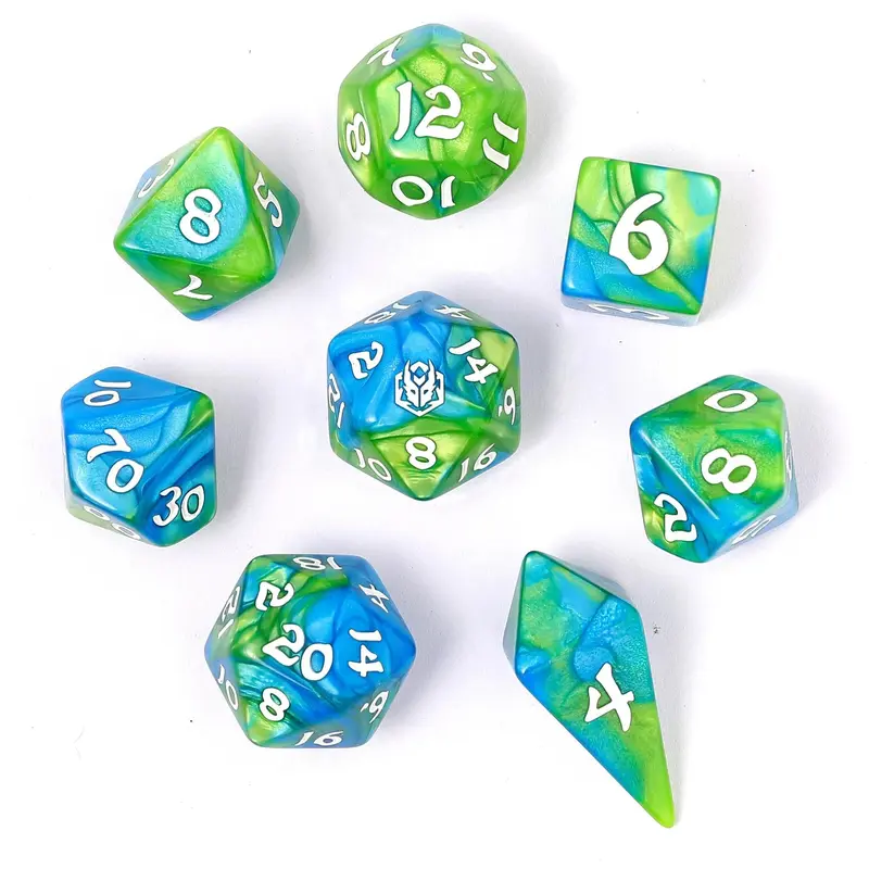 Verdant Stream (8-Die RPG Set)