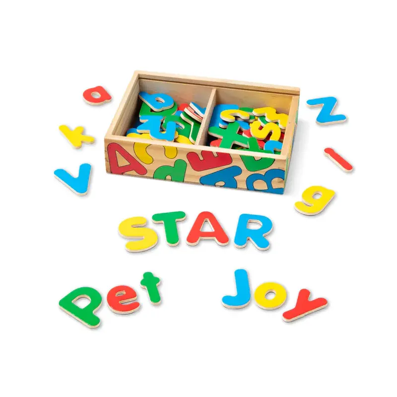 Wooden Letter Alphabet Magnets