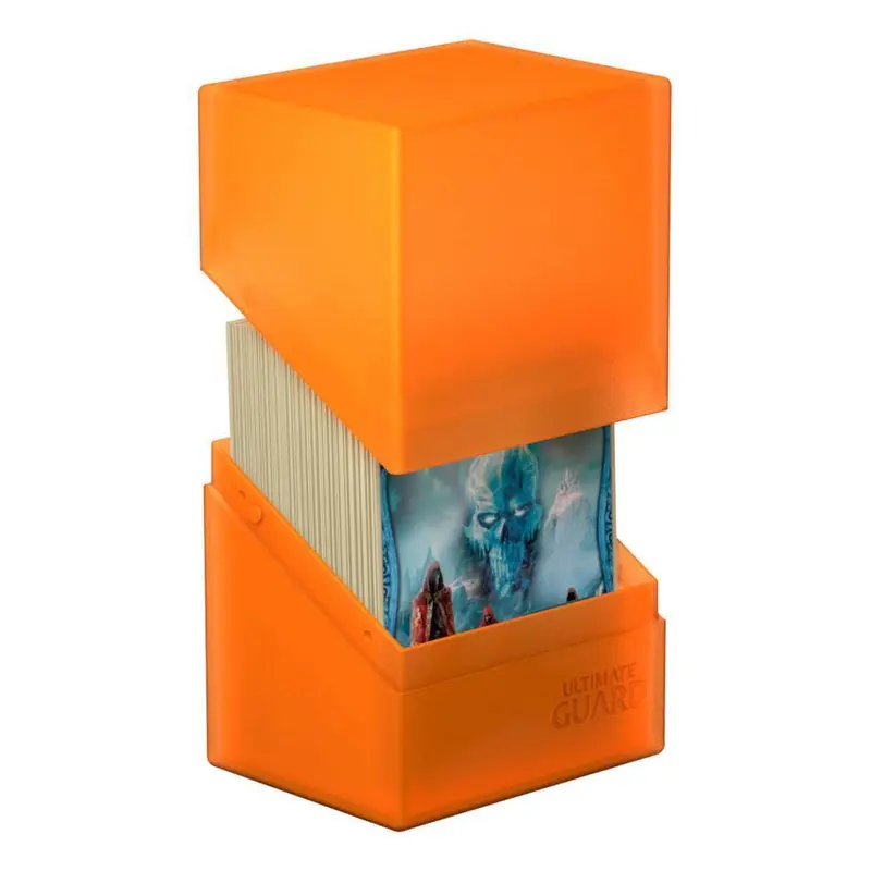 Ultimate Guard Boulder Deck Case 80+ Standard Size Poppy Topaz Deck Box