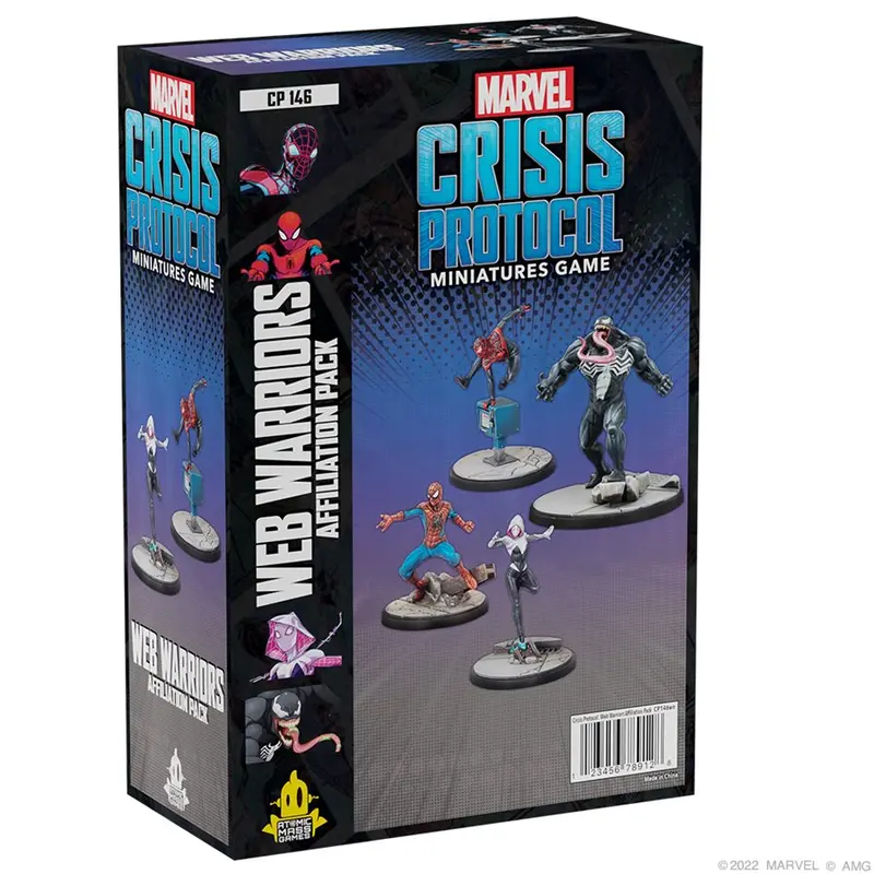 MARVEL - CRISIS PROTOCOL - Web Warriors Affiliation Pack