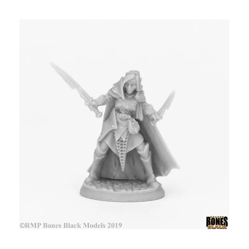 Reaper Bones Black: Dark Elf Female Warrior