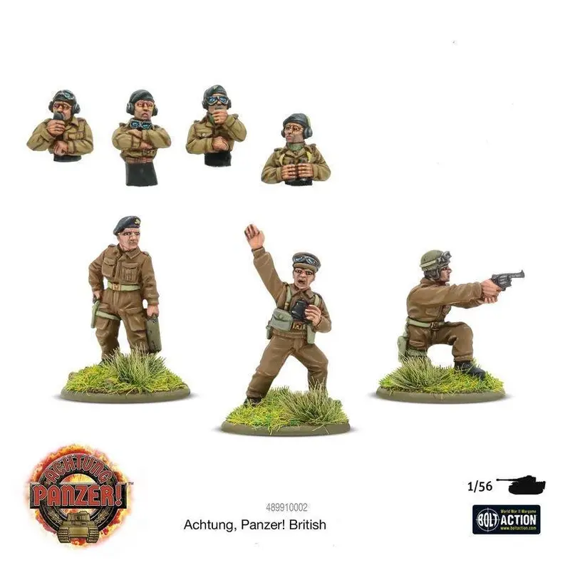 Warlord Games - Achtung Panzer - British Army Tank Crew