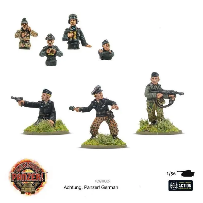 Warlord Games - Achtung Panzer - German Army Tank Crew (Late War)