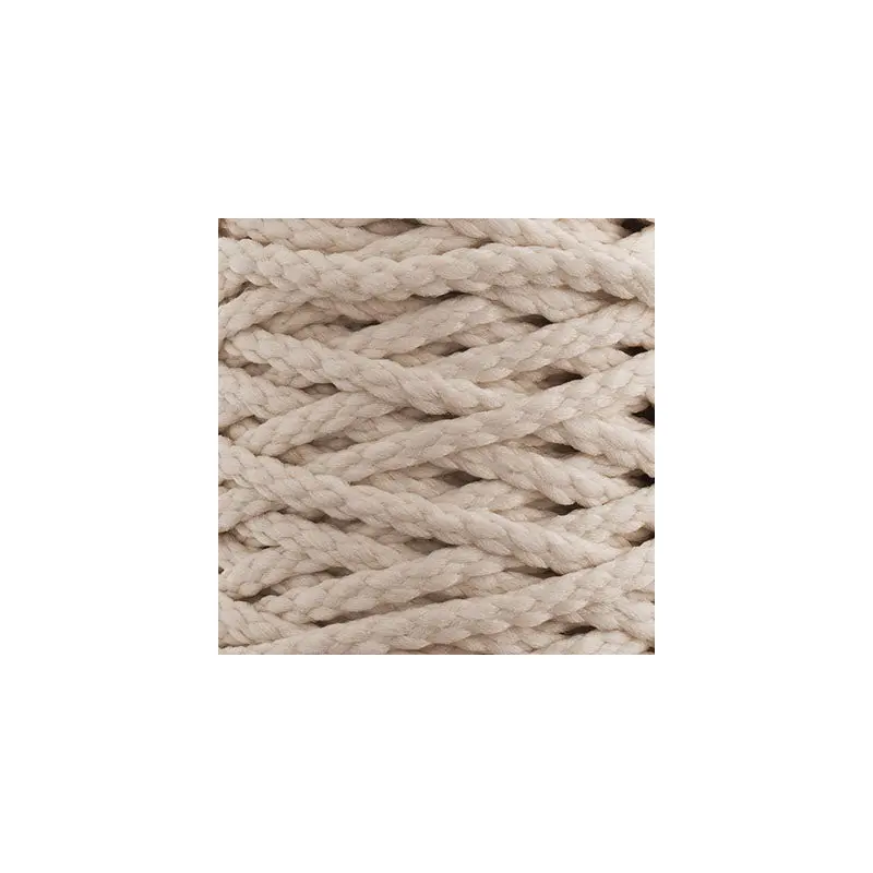 Braided Macrame Cord 4mm 70yds Beige