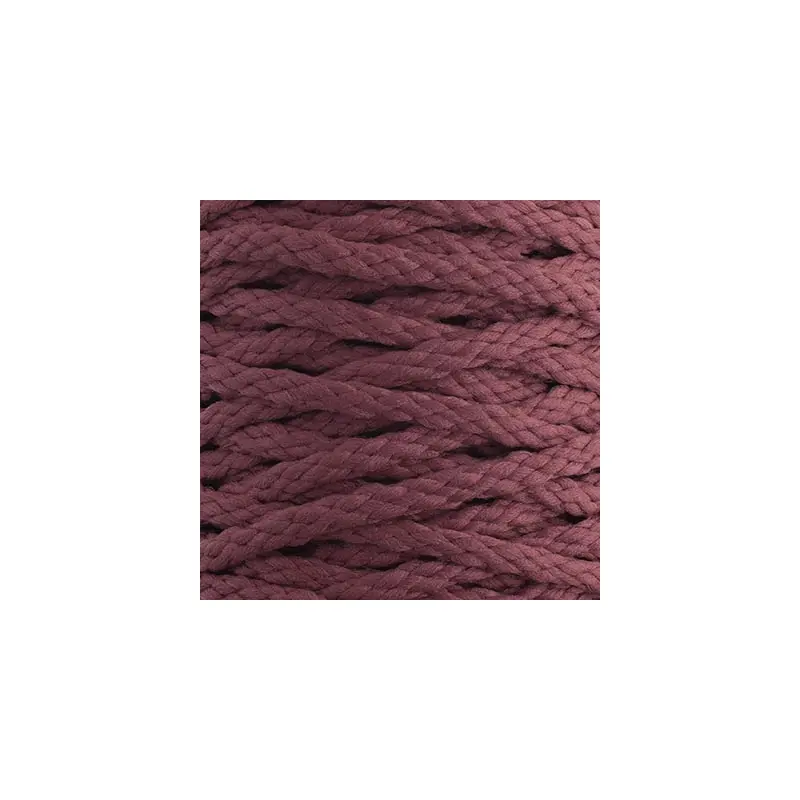 Braided Macrame Cord 6mm 70yds Light Rose