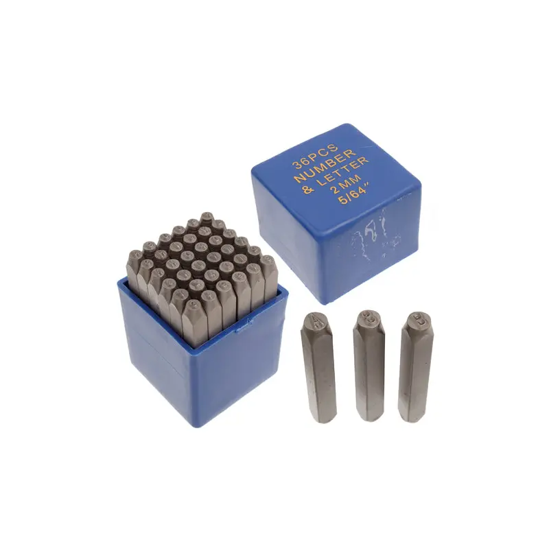 Metal Stamp 36pcs Basic 2mm Uppercase (A-Z) (0-9) (&)