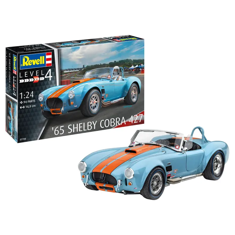 Revell 07708 65 Shelby Cobra 427 Model 1/24 Scale