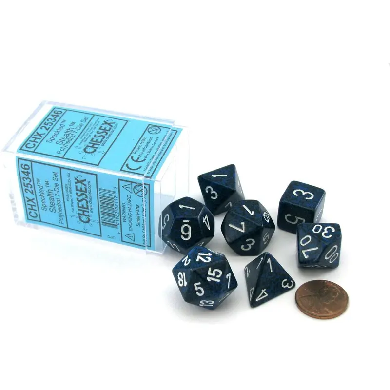 Speckled Stealth (7-Die RPG Set)