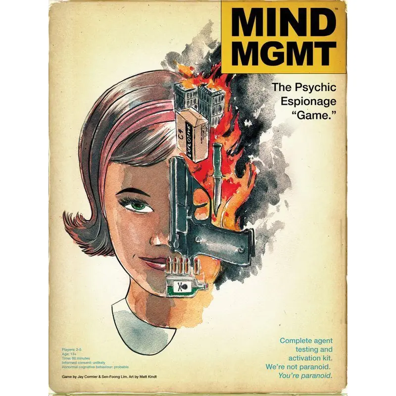 Mind MGMT: The Psychic Espionage Game.
