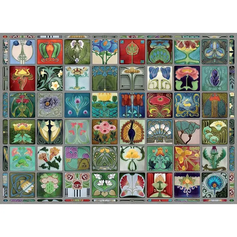 Art Nouveau Tiles (Cobble Hill 1000pc)