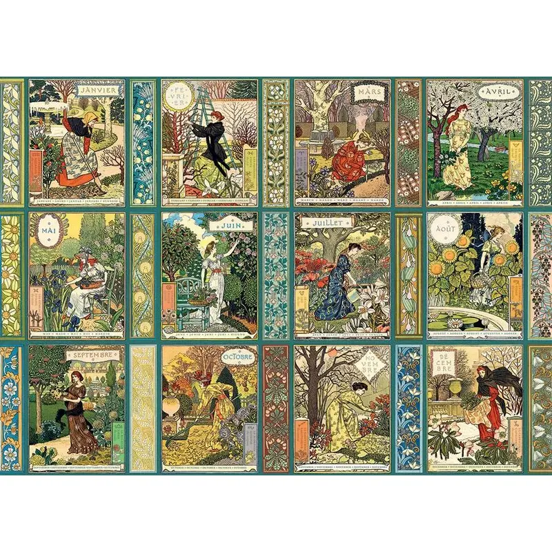 Jardiniere: A Gardener's Calendar (Cobble Hill 1000pc)