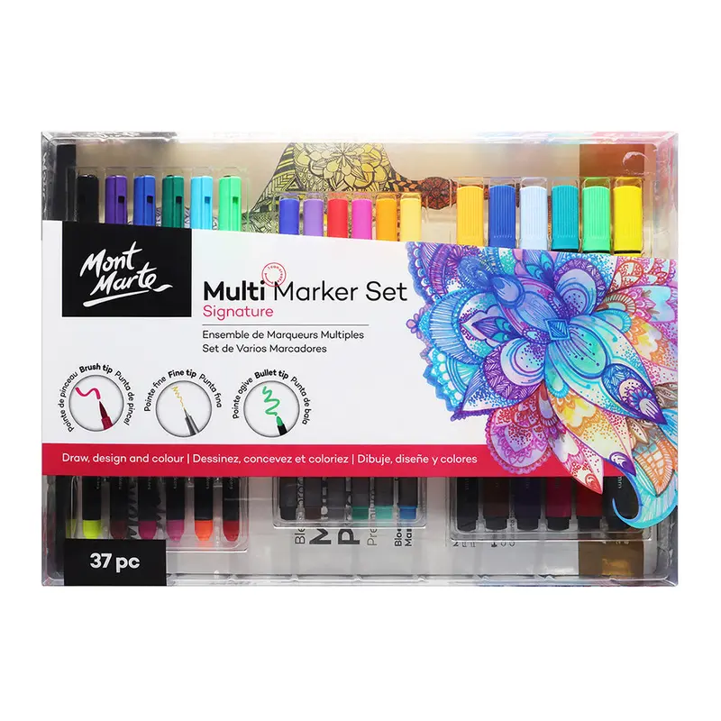 MONT MARTE Signature Multi Marker Set - 37pcs