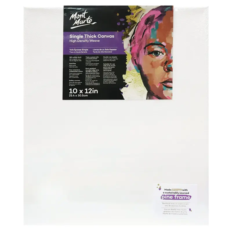 MONT MARTE Single Thick Canvas with Pine Frame 10 x 12 (25.4 x 30.5cm)