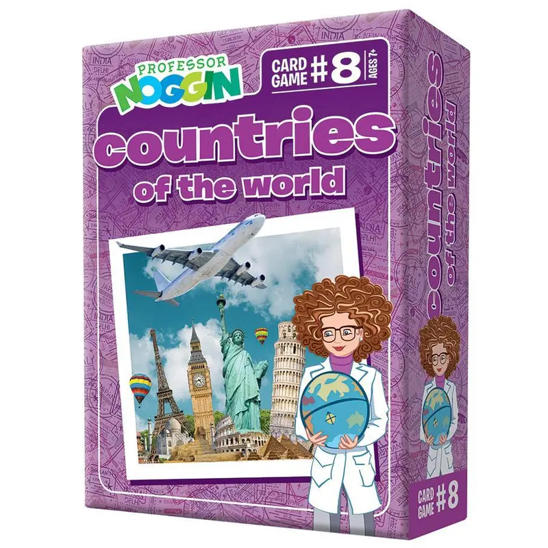 Professor Noggin Card Game: Countries of the World