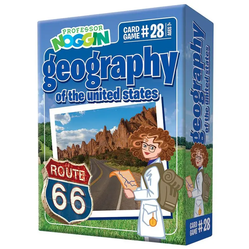 Professor Noggin Card Game: Geography of the United States