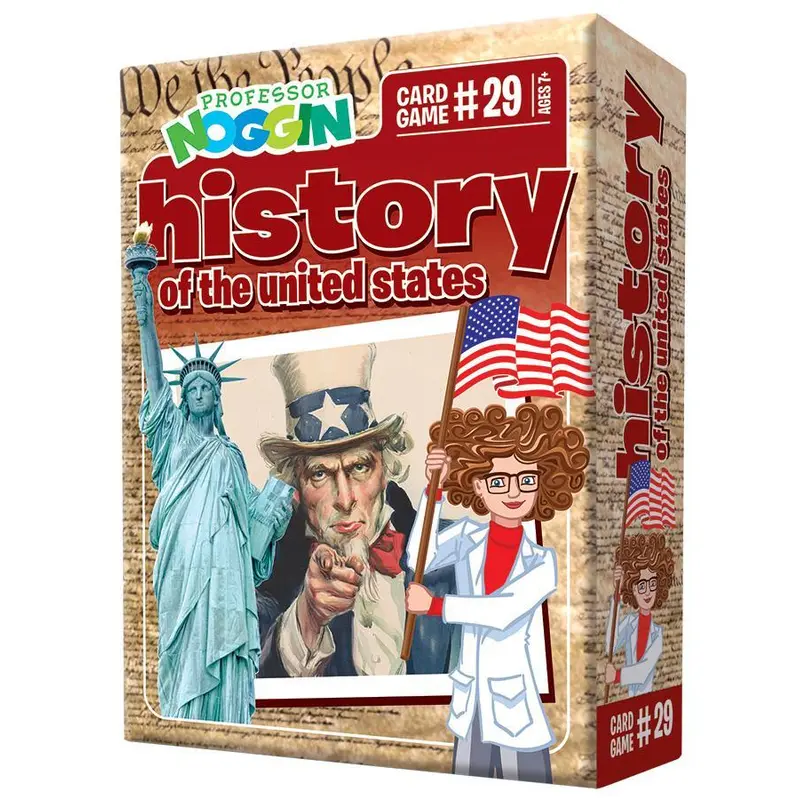 Professor Noggin Card Game: History of the United States