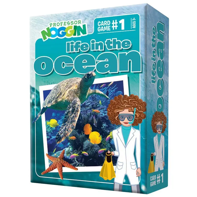 Professor Noggin Card Game: Life in the Ocean