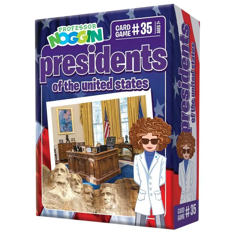 Professor Noggin Card Game: Presidents of the United States