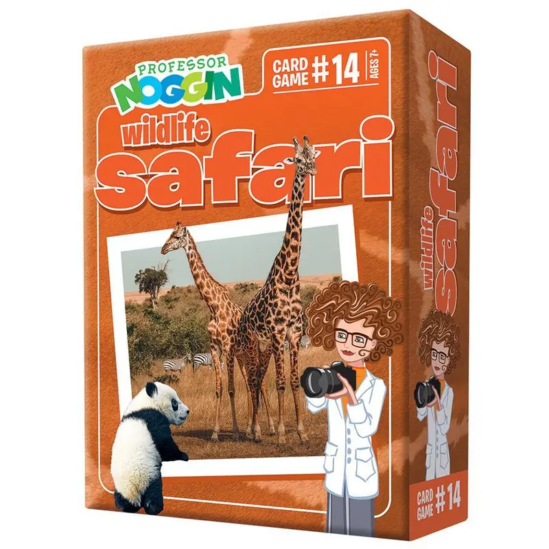 Professor Noggin Card Game: Wildlife Safari
