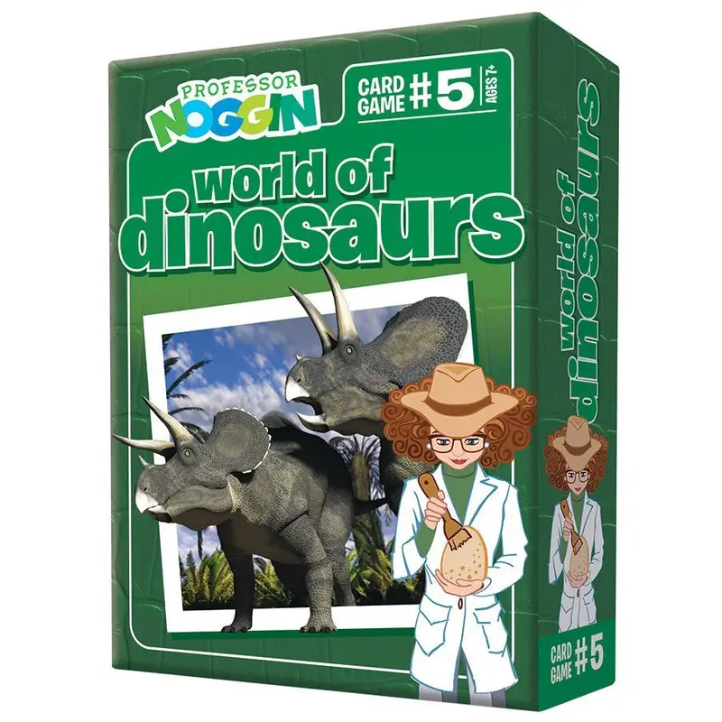 Professor Noggin Card Game: World of Dinosaurs