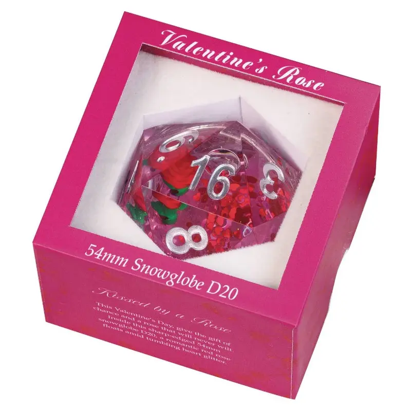 SD VALENTINE'S ROSE SNOWGLOBE D20 (54MM)