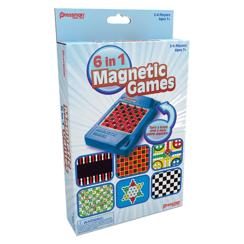 6-In-1 Travel Magnetic Games