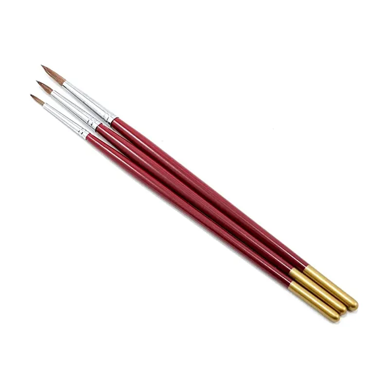 Atlas 3 Piece Red Sable Brush 58 (1,3,5)