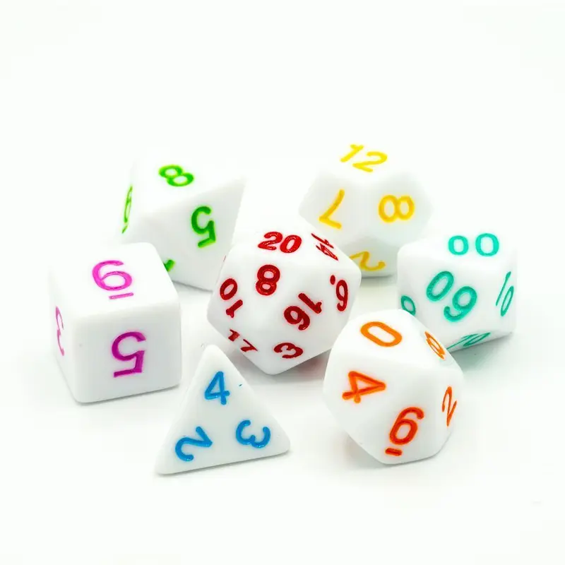 Celebrate Pride 2021 Pastel Rainbow (7-Die RPG Set)