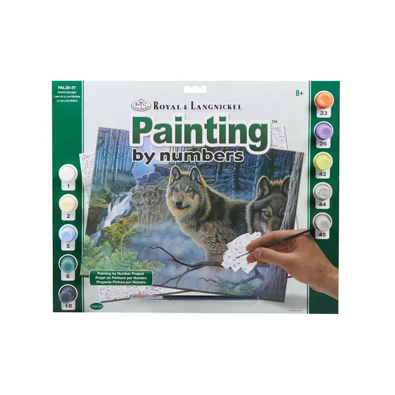 Royal Brush Manufacturing PAL39 PBN Adult Large Mystical Moonlight