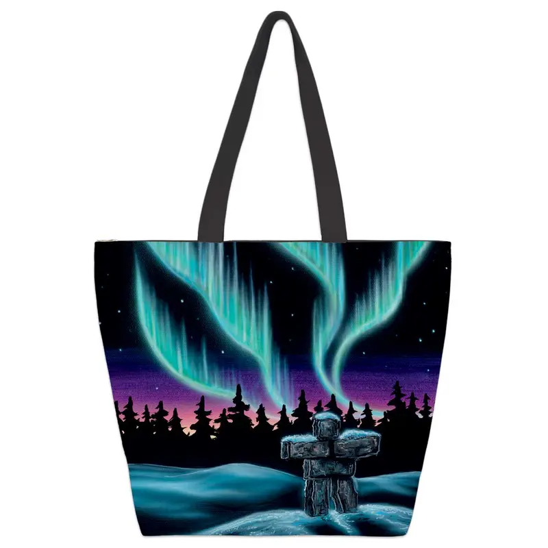 SKY DANCE - INUKSHUK TOTE BAG