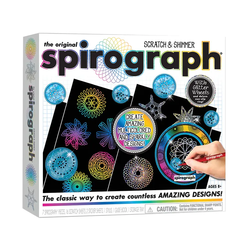 Spirograph Scratch & Shimmer