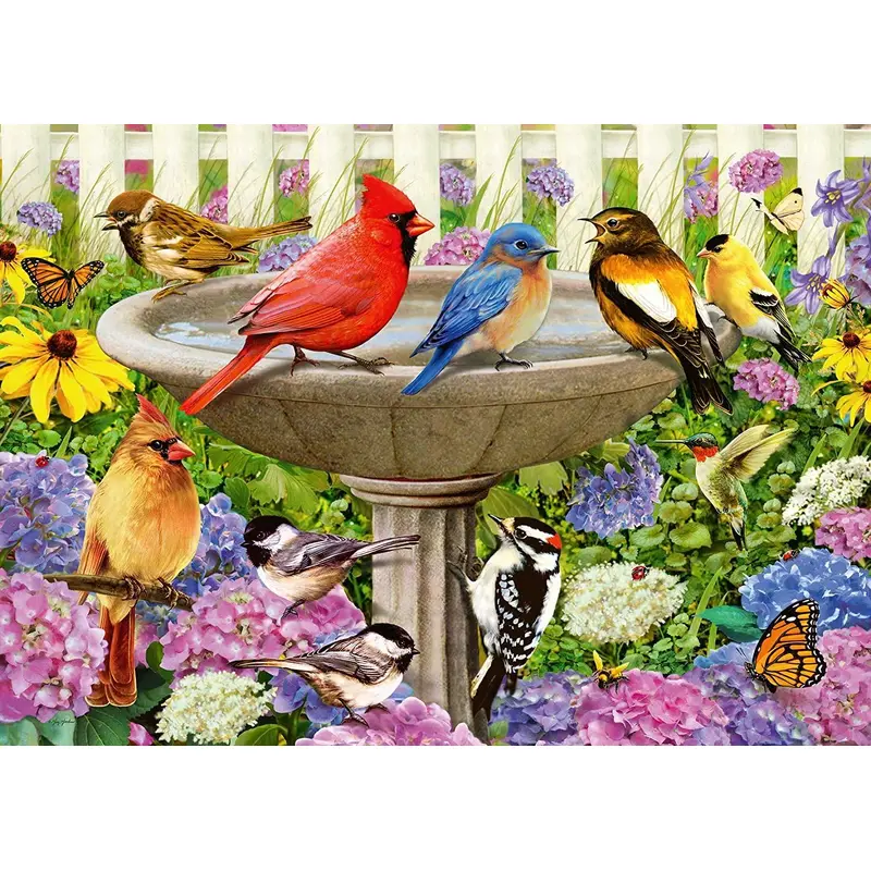 At the Birdbath (Ravensburger 500pc)