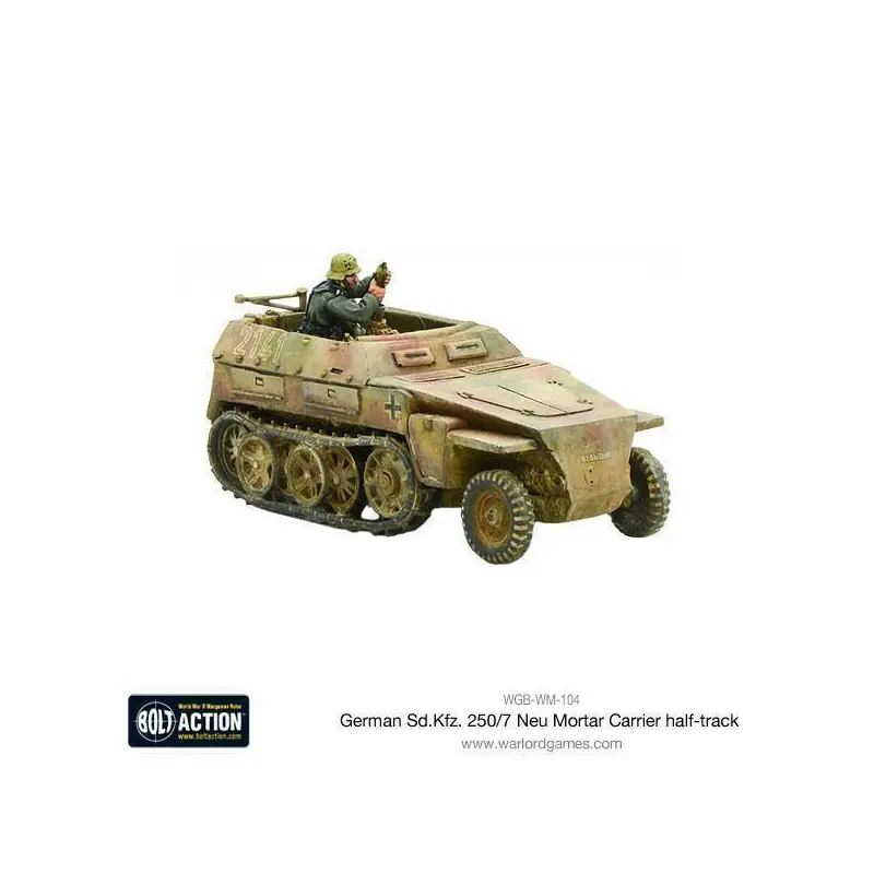Bolt Action - Sd.Kfz 250/7 Neu Mortar Carrier Half Track
