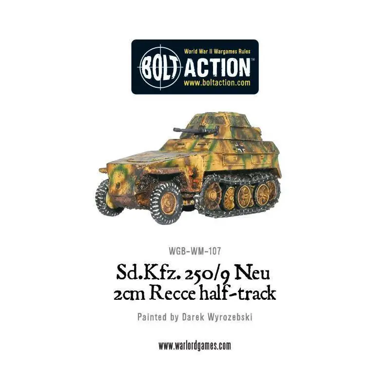 Bolt Action - Sd.Kfz 250/9 Neu 2cm Recce Half Track