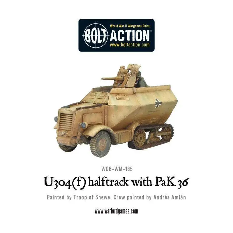 Bolt Action - U304(F) Halftrack With PaK 36
