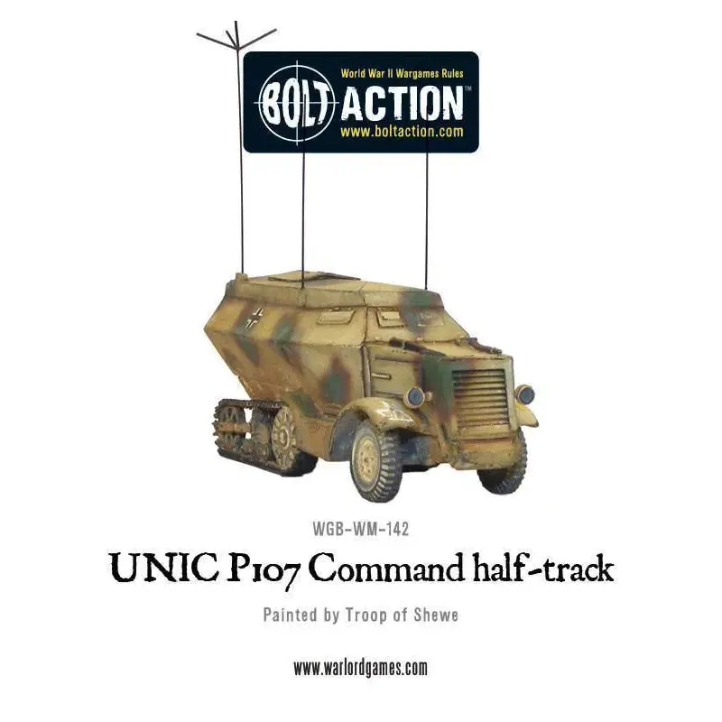 Bolt Action - Unic P107 Command Halftrack