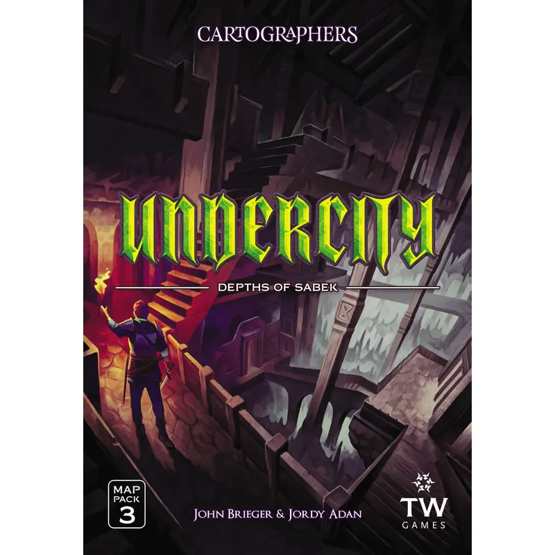 Cartographers Map Pack 3: Undercity - Depths of Sabek