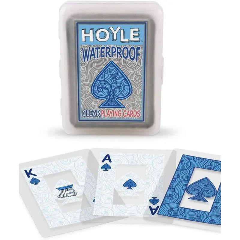 Hoyle Clear Waterproof Playing Cards (Poker Size)