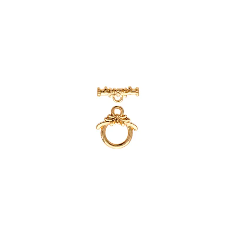 Toggle Petite Flower 10mm Gold LF/NF