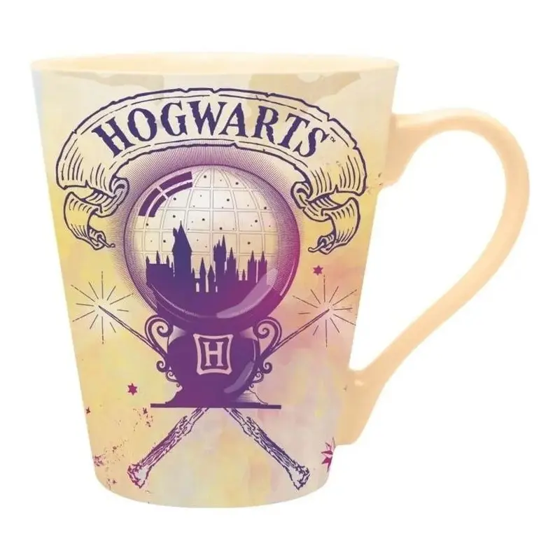 HARRY POTTER HOGWARTS MUG AND 9 3/4 PIN