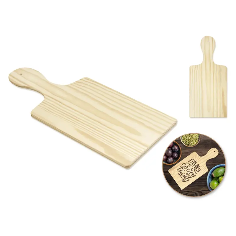 Wood Craft: 12.6"x5.8" DIY Cutting Board