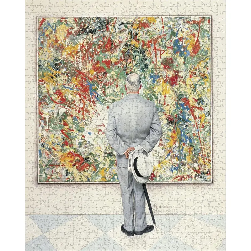 Norman Rockwell: The Connoisseur (Pomegranate 1000pc)
