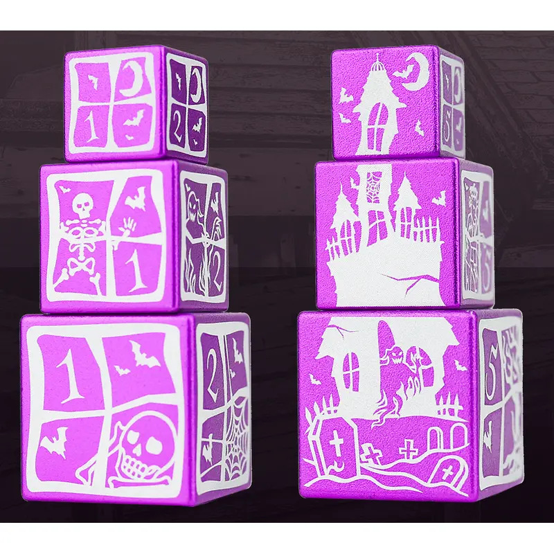 SD HALLOWEEN HAUNTED HOUSE STACKABLE 3D6 SET