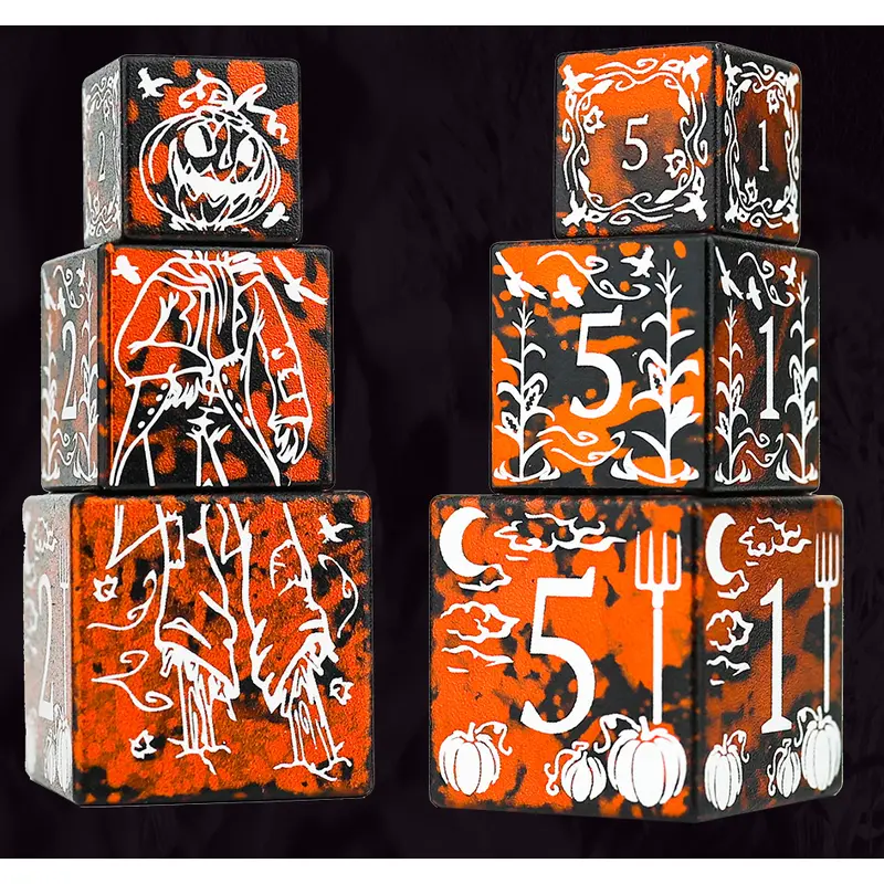 SD HALLOWEEN SCARECROW STACKABLE 3D6 SET