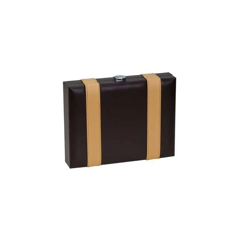 Backgammon 9" Brown/Tan Set