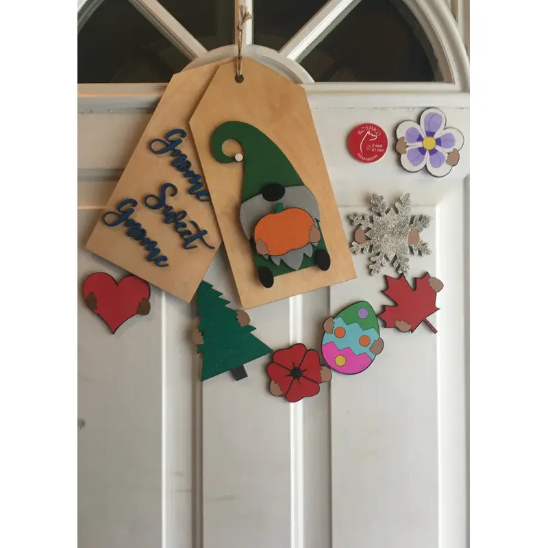 Gnome Sweet Gnome DIY Door kit