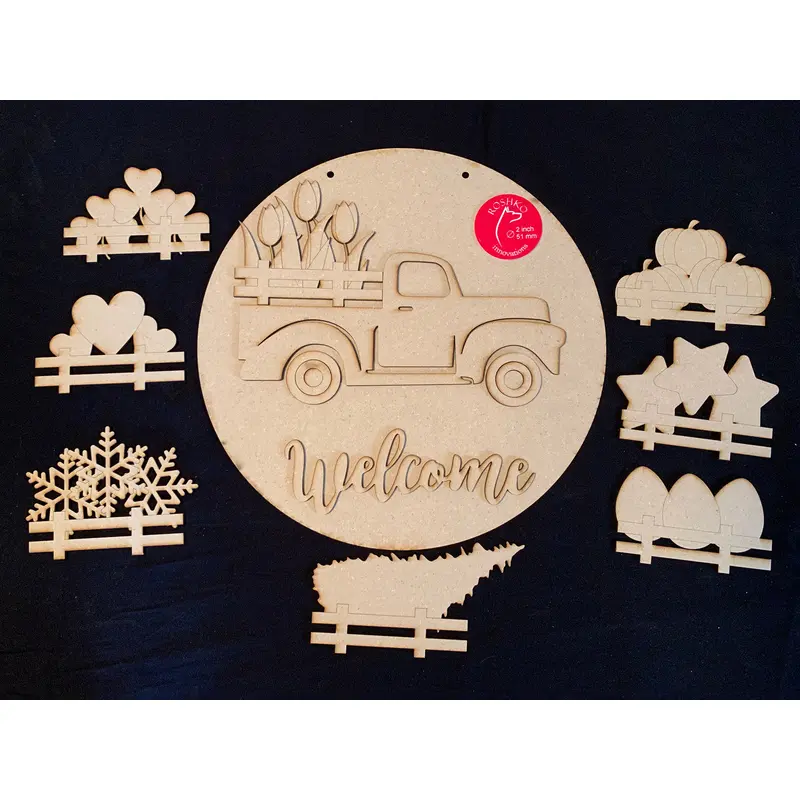 Truck Side view DIY sign kit 8 interchangable pieces