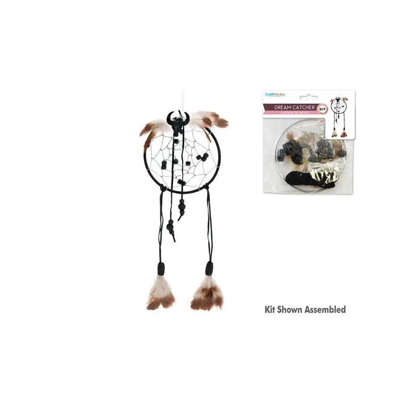 Dream Catcher Kit - 5" Circle-BLACK