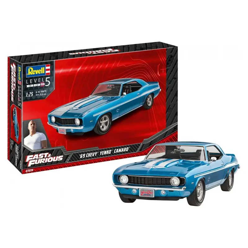 Fast & Furious 1969 Chevy Camaro Yenko Car 1/25 Scale